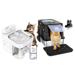 Water Fountain (With App) + Litter Box